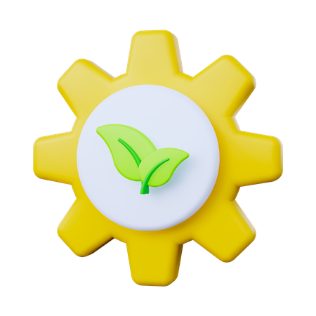 Ecology Setting  3D Icon