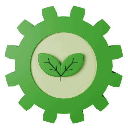 Ecology Setting  3D Icon