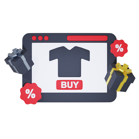 ECommerce  3D Icon