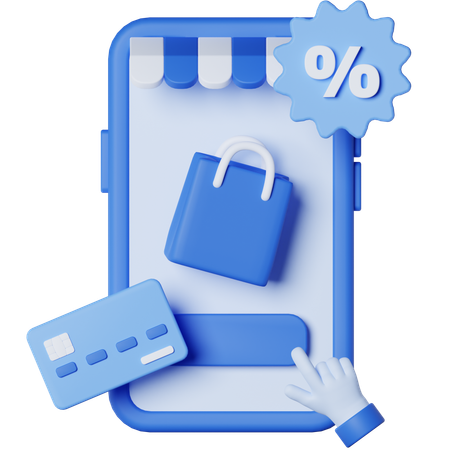 Ecommerce  3D Icon