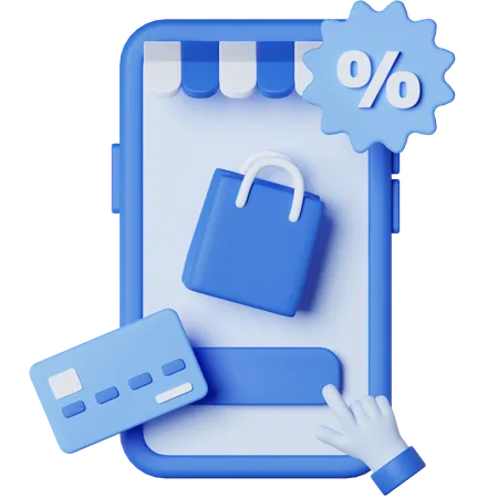 Ecommerce  3D Icon