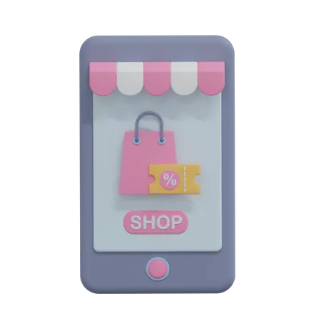 Ecommerce  3D Icon