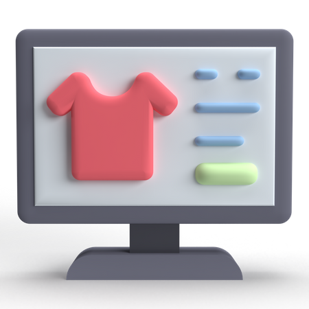 Ecommerce  3D Icon