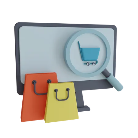 Ecommerce  3D Icon