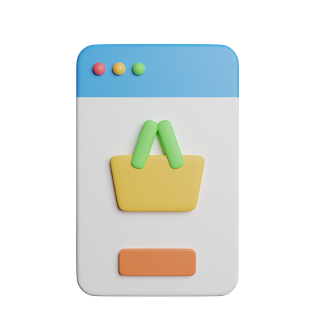 Ecommerce  3D Icon