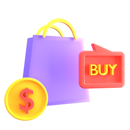 Ecommerce  3D Icon