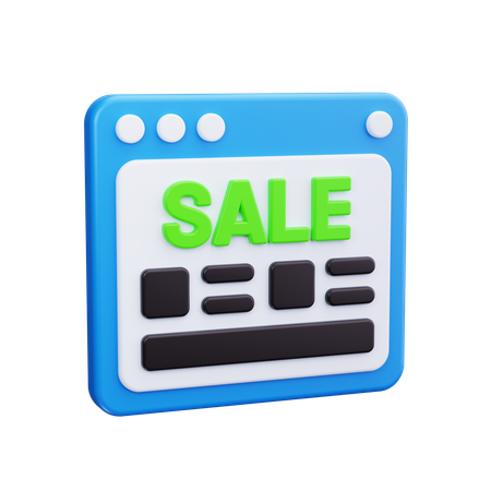 Ecommerce  3D Icon