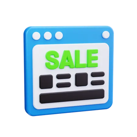 Ecommerce  3D Icon