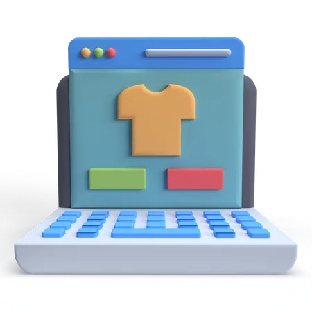 Ecommerce  3D Icon