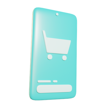 Ecommerce App  3D Icon