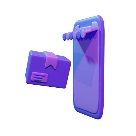 Ecommerce App  3D Icon