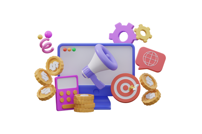 Ecommerce Calculation  3D Icon