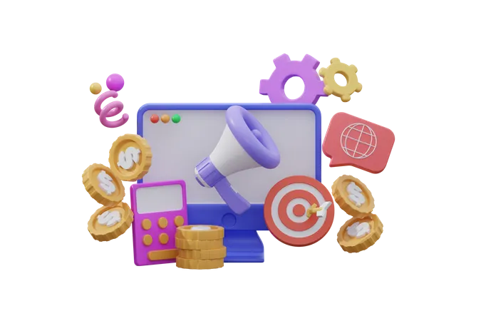 Ecommerce Calculation  3D Icon