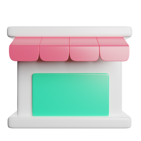 Ecommerce shop  3D Icon