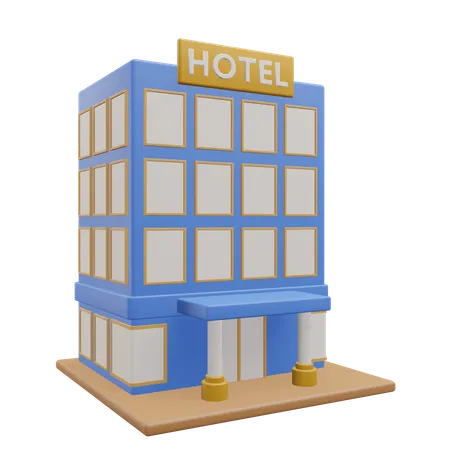 Edifício do hotel  3D Icon