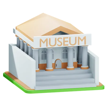 Edifício do museu  3D Icon