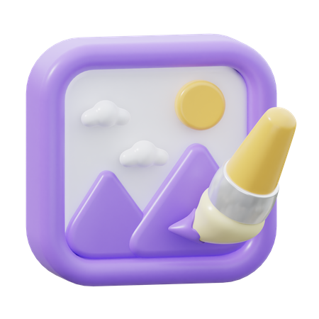 Editor de imagem  3D Icon