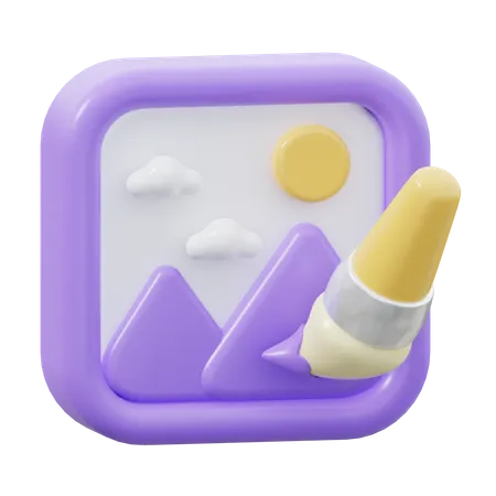 Editor de imagem  3D Icon