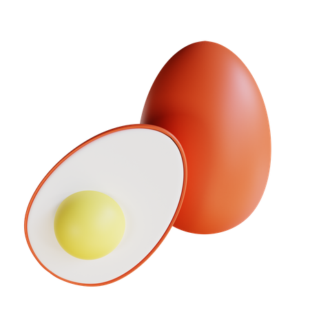 Egg  3D Icon