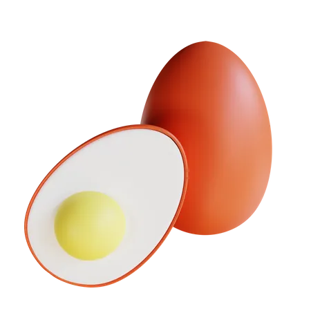 Egg  3D Icon