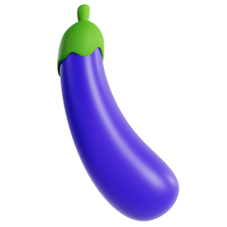 Eggplant  3D Icon