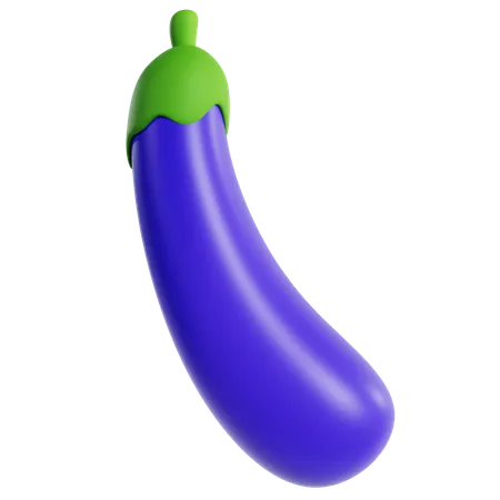 Eggplant  3D Icon