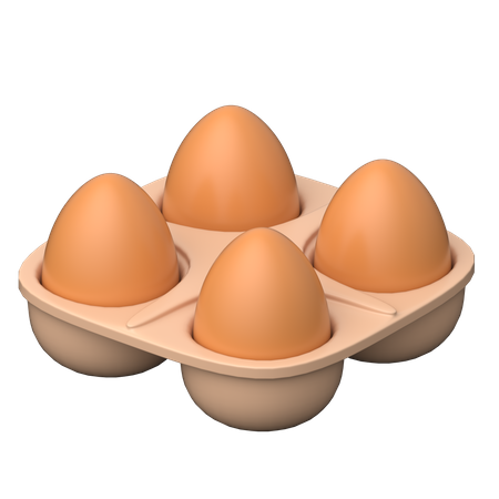 Eggs  3D Icon