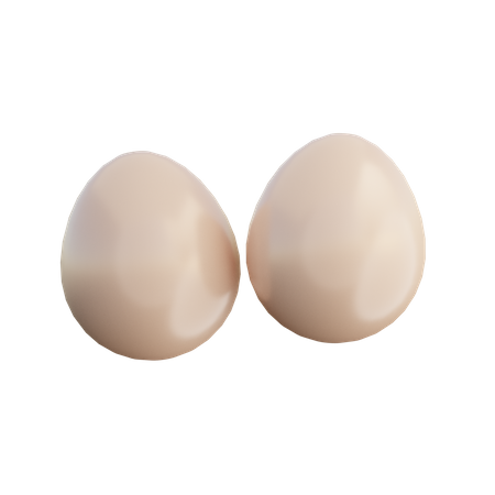 Eggs  3D Illustration