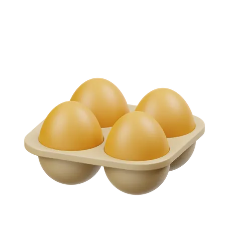 Eggs  3D Icon