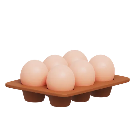 Eggs  3D Icon