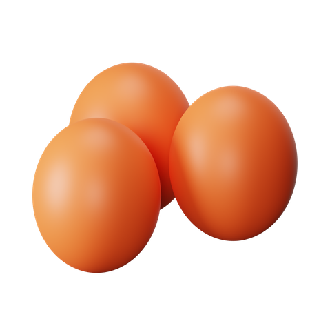 Eggs  3D Icon