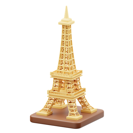 Eiffel Tower  3D Icon