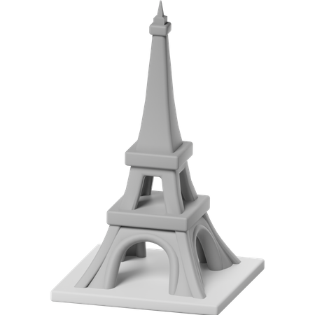 Eiffel Tower  3D Icon