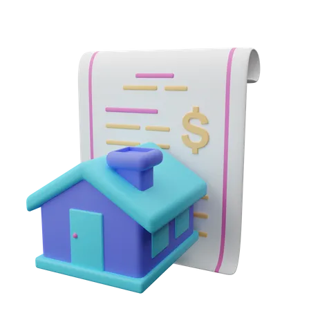 Wohnungsbaudarlehen  3D Icon