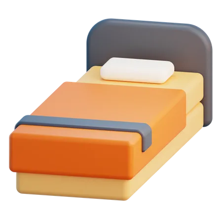 Einzelbett  3D Icon