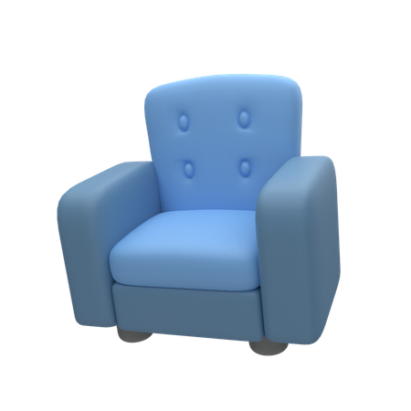 Einzelsofa  3D Icon