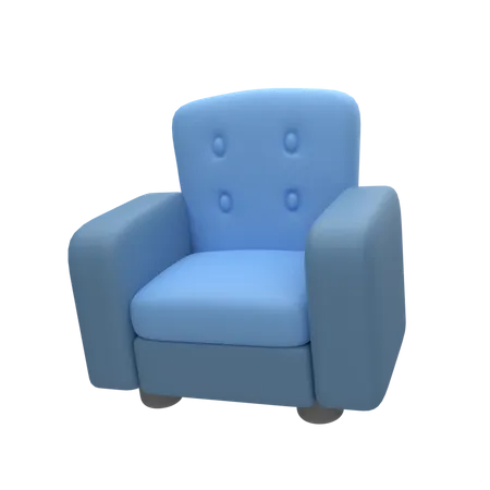 Einzelsofa  3D Icon