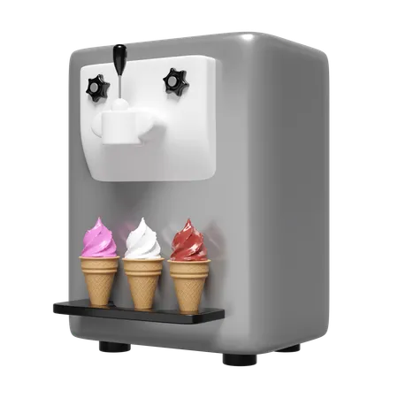 Eis-Maschiene  3D Icon