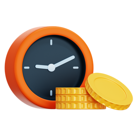 El tiempo es dinero  3D Icon