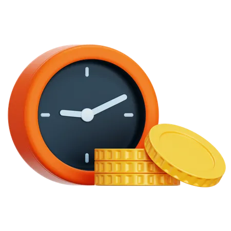 El tiempo es dinero  3D Icon