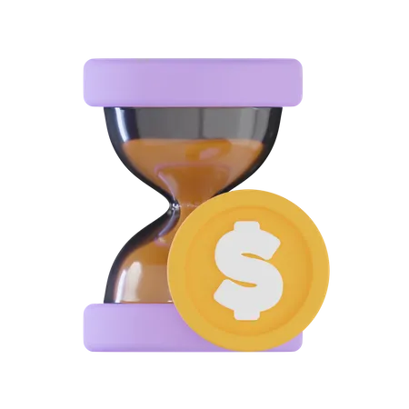 El tiempo es dinero  3D Icon