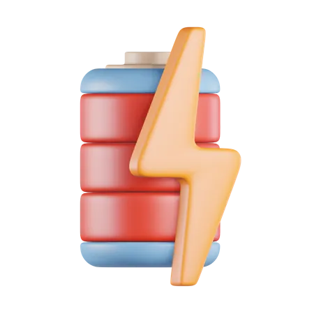 Electric Battery  3D Icon