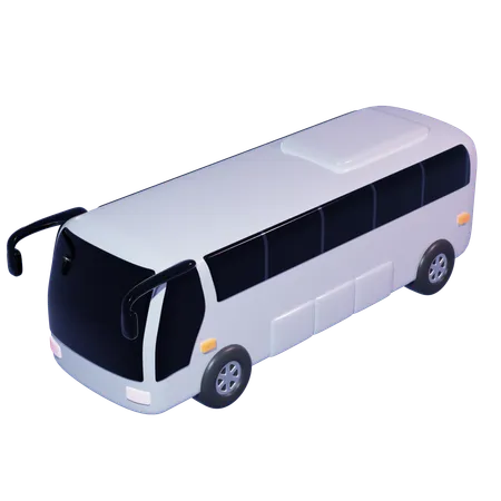 Electric Buss  3D Icon