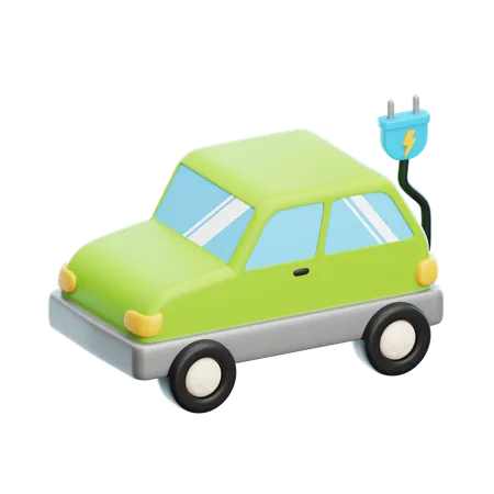 Electric Car  3D Icon