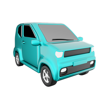 Electric Car  3D Icon