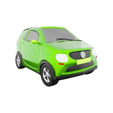 Electric Car  3D Icon