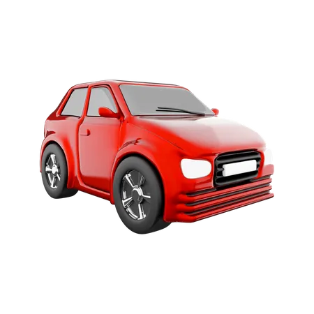 Electric Car  3D Icon