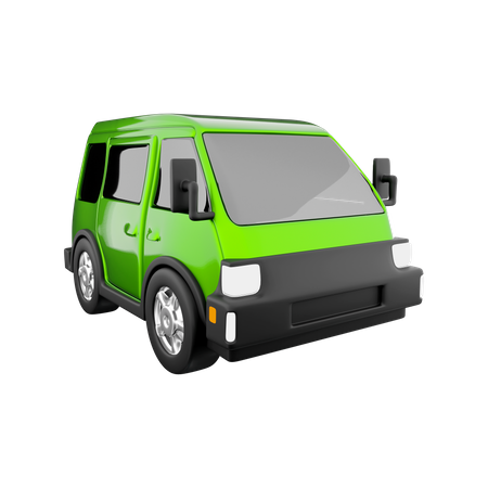 Electric Car  3D Icon