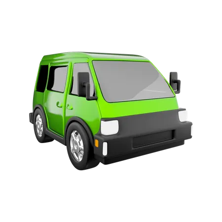 Electric Car  3D Icon