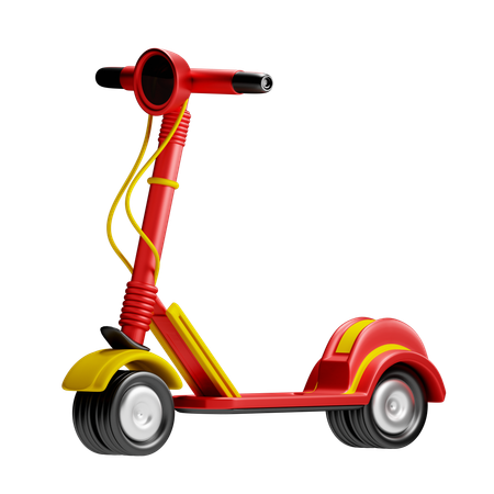 Electric Scooter  3D Icon